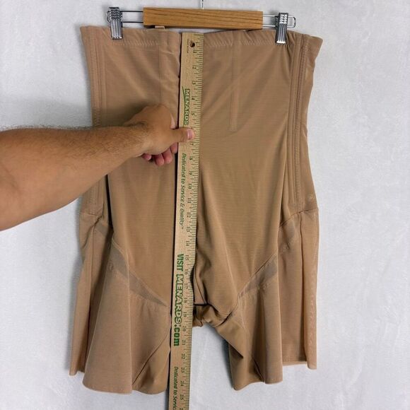 Honey Love Nude Tan High Waisted Shaper Shorts Size 2X - Picture 6 of 12